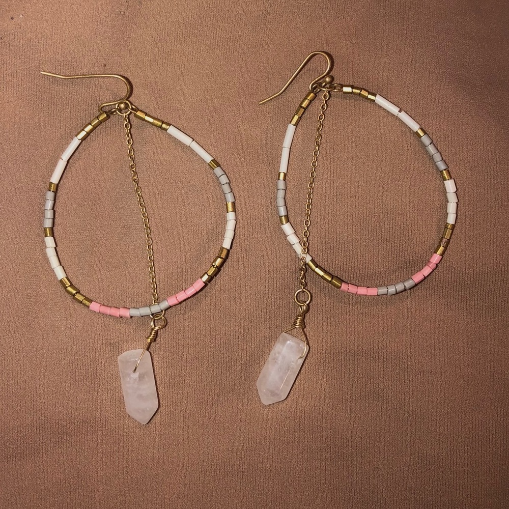 Beaded Drop Earrings